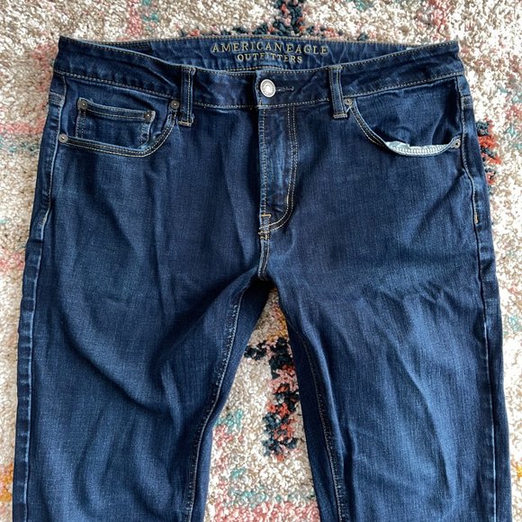 COPY - American Eagle Blue Jeans Flex 360 Skinny 34x36 - Picture 2 of 6